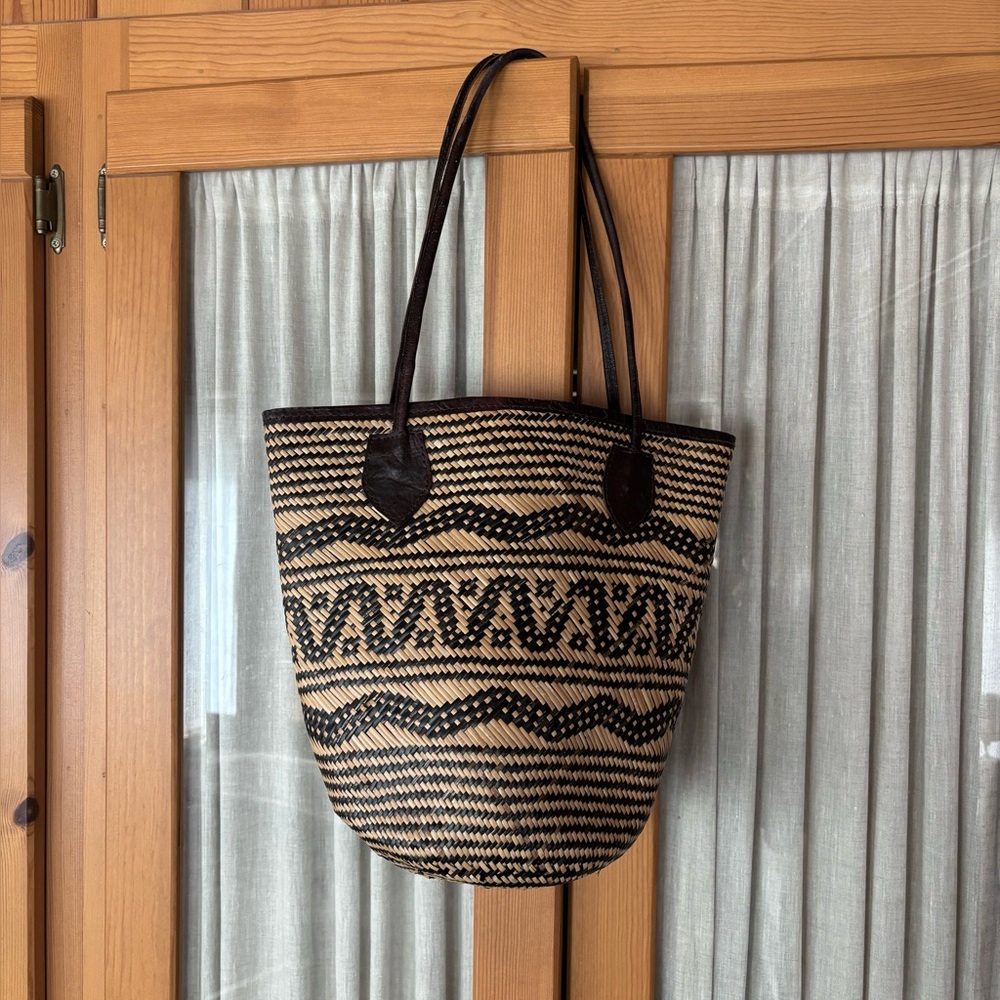 Vintage Woven Basket Purse
